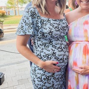 Floral ASOS maternity dress
